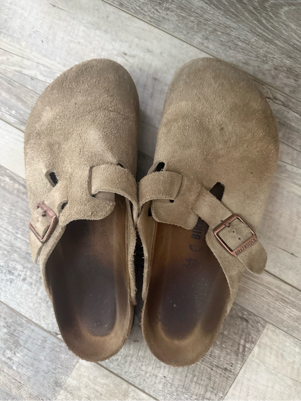 Birkenstock Clogs with Buckle - Tan
